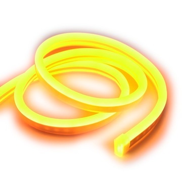 Neon FLEX 8x16mm 1m 24V linia LED 12W/m IP65 ŻÓŁTY