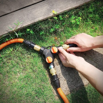 САДОВЫЙ ТРОЙНИК ДЛЯ БЫСТРОСОЕДИНИТЕЛЬНОГО ШЛАНГА