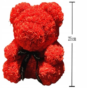 МЕГА НАБОР МИШКА С ЛЕПЕСТКАМИ РОЗ 7в1 + КОМФОРТНАЯ КОРОБКА