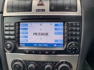 COMAND NAWIGACJA RADIO CD MERCEDES CLK W209 2006 ROK