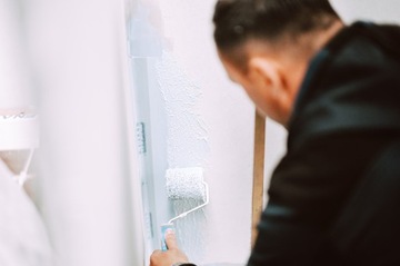 KUBALA 0671 РОЛИК ДЛЯ РОЛИКА СЕРЫЙ С РУЧКОЙ 80ММ