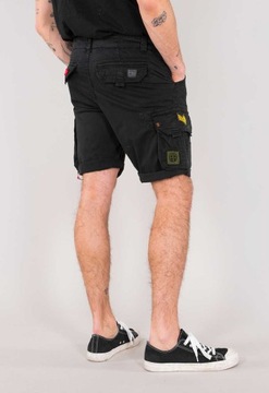 Spodenki Alpha Industries Crew Short Patch black 34