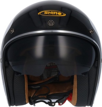 Мотоциклетный шлем с открытым лицом SHIRO SH-235 XL/XXL (61-62) чоппер скутер глубокий