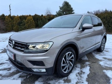 Volkswagen Tiguan II SUV 1.4 TSI 150KM 2017 Volkswagen Tiguan 1.4 TSI ACT OPF Sound 150KM 2017r Dostawa pod dom!