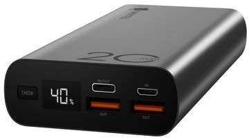 Powerbank Navitel PWR20 AL SILVER 20000 мАч USB-C