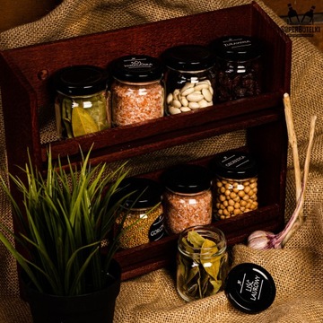 24 БАНКИ 130 мл 75 ЭТИКЕТОК для СПЕЦИЙ