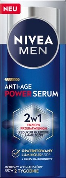 NIVEA MEN ANTI-AGE POWER Serum przeciwzmarszczkowe do twarzy na plamy 30ml