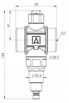Антизамерзающий клапан AFRISO AAV 100 Gz1
