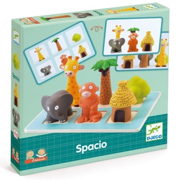 DJECO Gra edukacyjna SPACIO 4+ na orientację w przestrzeni