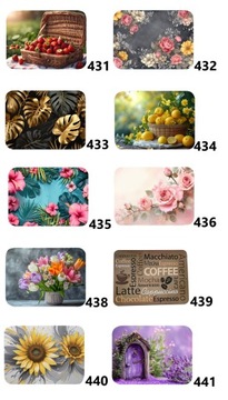 Матовая ламинированная прокладка для стола, очень большой выбор дизайнов