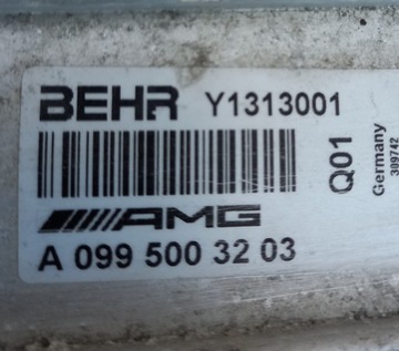 CHLADIČ MERCEDES CLA W117 W176 AMG A0995003203