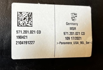 NÁDRŽ PALIVA PORSCHE PANAMERA 971 2,9 3,0 1