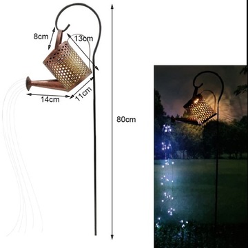 Dobry Styl G Solarna konewka lampa ogrodowa oświet