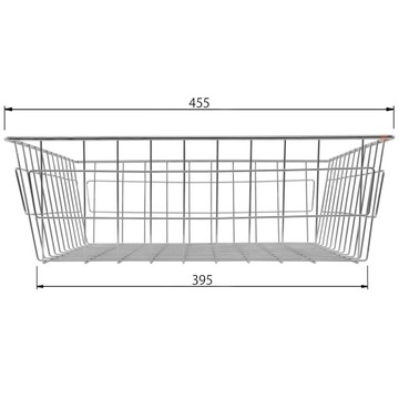 Корзина с выдвижным ящиком MD 50 H-150 белая FULL OUTLOOK QUALITY