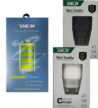 BATERIA DEJI APPLE IPHONE 13 PRO 3095mAh POWIĘKSZONA+ ŁADOWARKA DEJI GRATIS