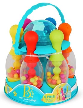 Zestaw do gry w Kręgle wersja błękitna B.Toys 2+