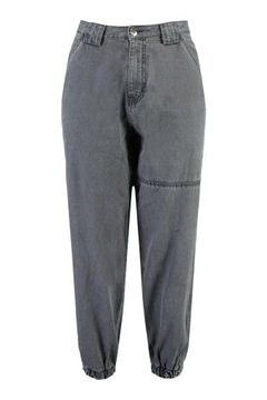 Boohoo Jeansowe joggery bojówki EU 44