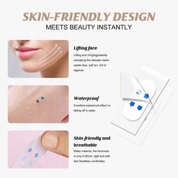 Twarz Taśma Niewidzialna Taśma Podnoszenia Twarzy