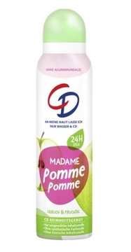 CD ZIELONE JABŁUSZKO SZAŁWIA DEZODORANT SPRAY 150 puszka
