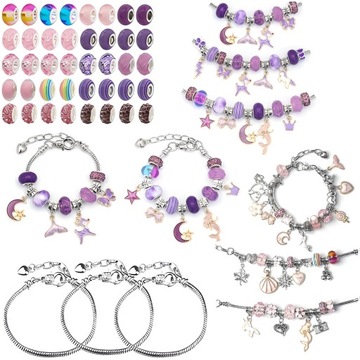 НАБОР ДЛЯ ИЗГОТОВЛЕНИЯ БРАСЛЕТОВ И ОЖЕРЕЛЬЕ ПОДАРОК ​​KUROMI HELLO KITTY