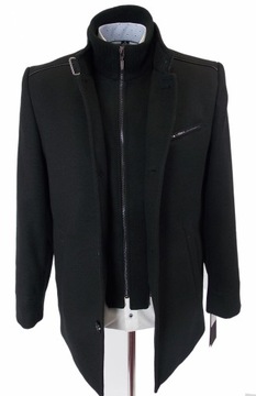 ЧЕРНАЯ ПЕПЕНЬНАЯ КУРТКА SLIMFIT R52/188