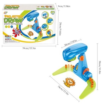 ПРОЕКТОР ДЛЯ ОБУЧЕНИЯ РИСОВАНИЮ, СИНИЙ 32