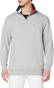 СВИТШОТ TOMMY HILFIGER TJM ОДНОРОДНЫЙ НА МОЛНИИ С ВЫРЕЗОМ M
