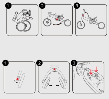 ROWEREK ROWER 4W1 TRÓJKOŁOWY DLA DZIECI NA PEDAŁY