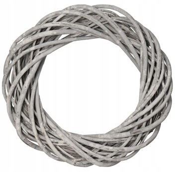 WIANEK WIKLINOWY SZARY DEKORACJA 40 CM WIANKI