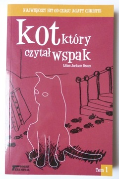 KOT KTÓRY CZYTAŁ WSPAK LILIAN JACKS BRAUN KRYMINAŁ