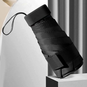 Parasole przeciwdeszczowe dla dorosłych Czarne