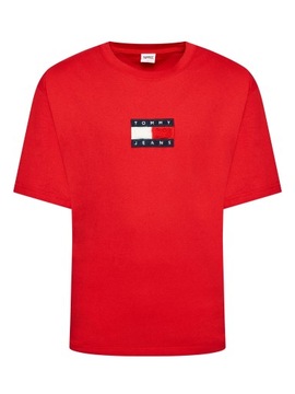 Męska Koszulka T-shirt Tommy Hilfiger czerwona S