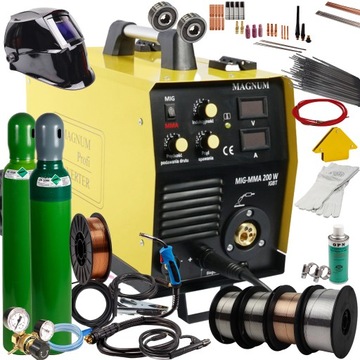 SPAWARKA MIGOMAT MAGNUM 200w 200a półautomat spawalniczy zestaw 2