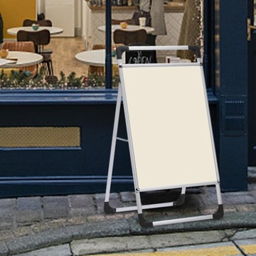 Стенд для плакатов на тротуаре Металлическая уличная вывеска 80 см