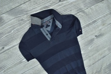 TOMMY HILFIGER Męska Koszulka Polo Slim Fit / S