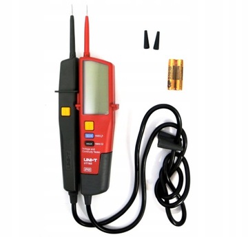 ТЕСТОВЫЙ ИЗМЕРИТЕЛЬ UNI-T UT18D ТЕСТЕР НАПРЯЖЕНИЯ И ФАЗЫ
