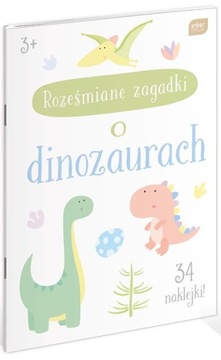 Kolorowanka z naklejkami A4-16 ROZEŚMIANE ZAGADKI
