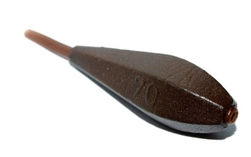 Ciężarek gruntowy 70g, karpiowy przelotowy