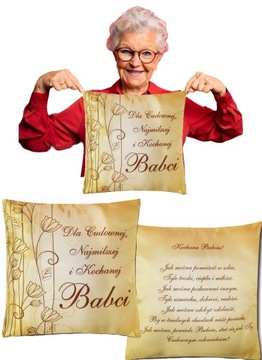 PODUSZKA podarek na DZIEŃ BABCI DZIADKA babcia dziadek JUBILEUSZ jasiek 28w