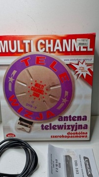 ANTENA TELEWIZYJNA MULTI CHANNEL 1358 2016 DVB-T STAN DOBRY GWR