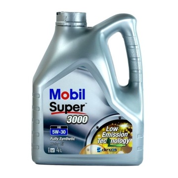 MOBIL SUPER 3000 XE 5W/30 OLEJ SILNIKOWY 5W-30 4L