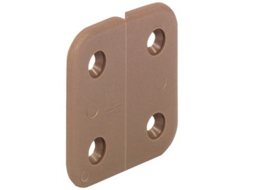 Zawias meblowy plastikowy 40x40mm 1 sztuka brązowy