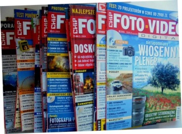 Chip Foto-Video Digital 16 numerów 2004-2008 + CD