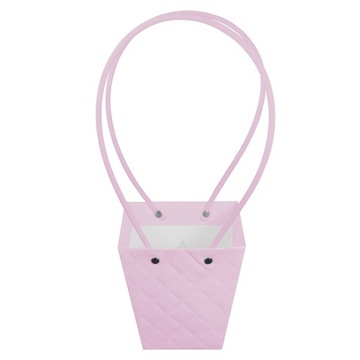 Фиолетовая цветочная сумка 34см в подарок на свадьбу, подарок ко Дню матери.