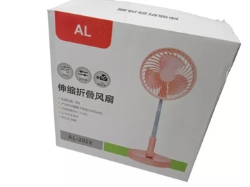 WENTYLATOR BEDEE SKŁADANY STOŁOWY BIAŁY