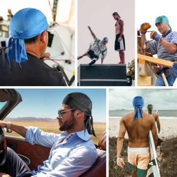 Быстросохнущая туристическая велосипедная пиратская шляпа, мужской платок на голову