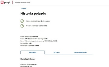 Kia Ceed III Kombi 1.6 CRDi 136KM 2020 Kia Cee&#039;d Zarejestrowany Ubezpieczony, zdjęcie 1