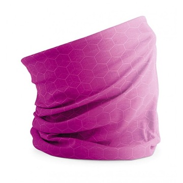 CHUSTA NA TWARZ KOMIN BANDANA DAMSKA ODDYCHAJĄCA LEKKA GEOMETRYCZNY WZÓR