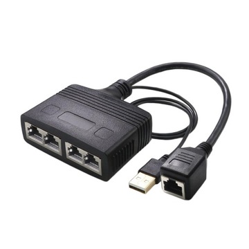 Rozdzielacz Ethernet RJ45 Rozdzielacz RJ45 żeński