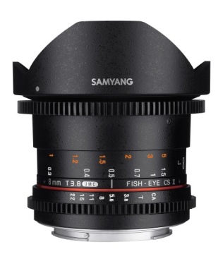 Lens Samyang 13008T3.8n 8 мм T3,8 VDSLR UMC